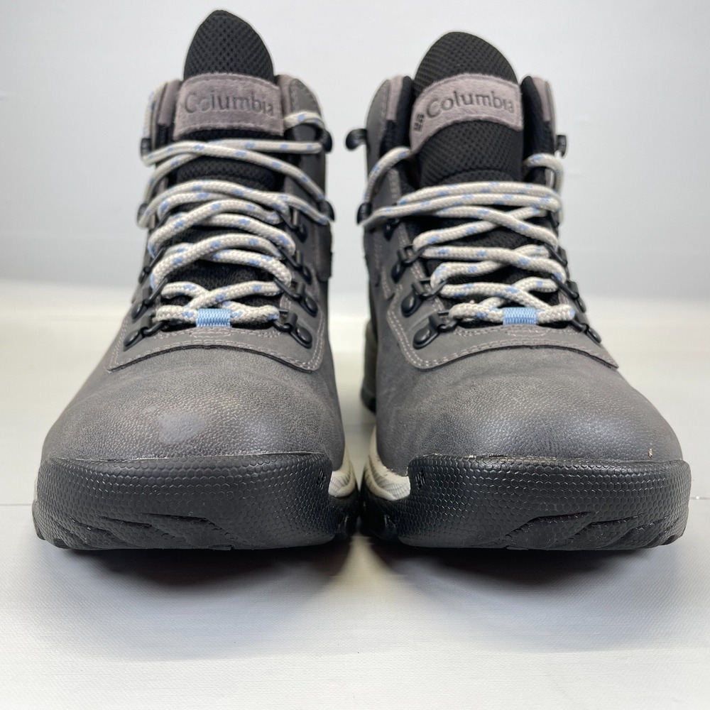 Columbia Newton Ridge Plus Waterproof Hiking Boots Womens Size 9.5 Gray Shoes - Picture 3 of 10